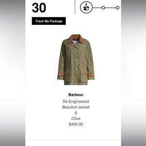 Barbour Beaufort jacket, Barn jacket